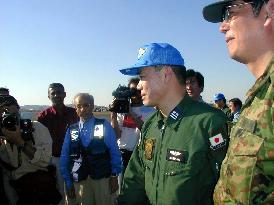 Japanese GSDF members arrive in Bhuj to aid quake survivors